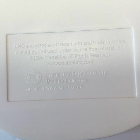 Hello Kitty Uno Card Game 2006 Collector's Edition Logo Case Sanrio Sababa Rare - Picture 5 of 14